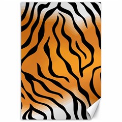 Tiger Skin Pattern Canvas 12  X 18  by Ket1n9