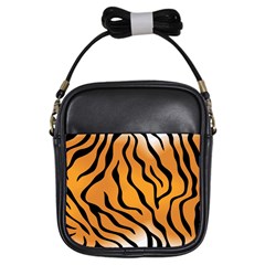 Tiger Skin Pattern Girls Sling Bag by Ket1n9