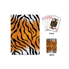 Tiger Skin Pattern Playing Cards Single Design (mini) by Ket1n9