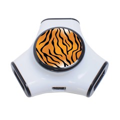 Tiger Skin Pattern 3-port Usb Hub by Ket1n9