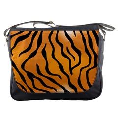 Tiger Skin Pattern Messenger Bag by Ket1n9