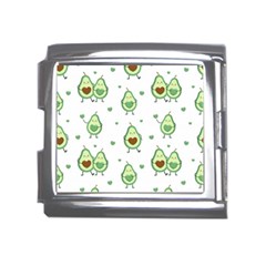 Cute-seamless-pattern-with-avocado-lovers Mega Link Italian Charm (18mm) by Ket1n9