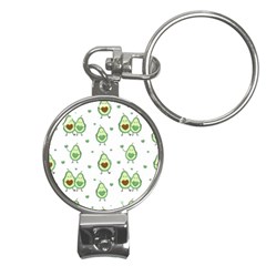 Cute-seamless-pattern-with-avocado-lovers Nail Clippers Key Chain