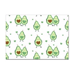 Cute-seamless-pattern-with-avocado-lovers Sticker A4 (10 Pack) by Ket1n9