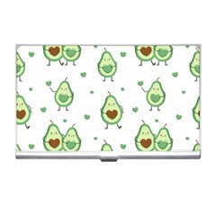 Cute-seamless-pattern-with-avocado-lovers Business Card Holder by Ket1n9