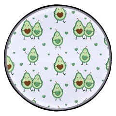 Cute-seamless-pattern-with-avocado-lovers Wireless Fast Charger(black)