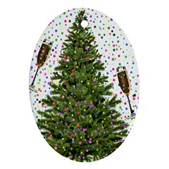 New-year-s-eve-new-year-s-day Ornament (oval) by Ket1n9