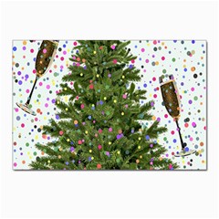 New-year-s-eve-new-year-s-day Postcards 5  X 7  (pkg Of 10) by Ket1n9