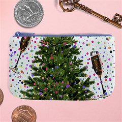 New-year-s-eve-new-year-s-day Large Coin Purse by Ket1n9