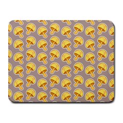 Yellow-mushroom-pattern Small Mousepad by Ket1n9