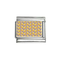 Yellow-mushroom-pattern Italian Charm (9mm)