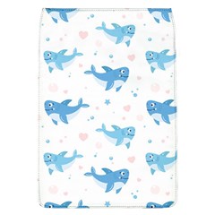 Seamless-pattern-with-cute-sharks-hearts Removable Flap Cover (l) by Ket1n9