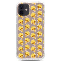 Yellow-mushroom-pattern Iphone 12/12 Pro Tpu Uv Print Case by Ket1n9