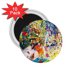 Multicolor Anime Colors Colorful 2 25  Magnets (10 Pack)  by Ket1n9