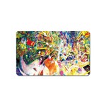 Multicolor Anime Colors Colorful Magnet (Name Card) Front