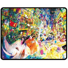 Multicolor Anime Colors Colorful Fleece Blanket (medium) by Ket1n9