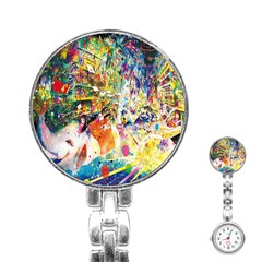 Multicolor Anime Colors Colorful Stainless Steel Nurses Watch by Ket1n9