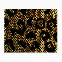 Metallic Snake Skin Pattern Small Glasses Cloth (2 Sides) by Ket1n9