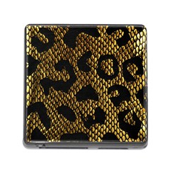 Metallic Snake Skin Pattern Memory Card Reader (square 5 Slot) by Ket1n9