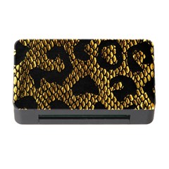 Metallic Snake Skin Pattern Memory Card Reader With Cf by Ket1n9