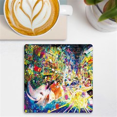 Multicolor Anime Colors Colorful Uv Print Square Tile Coaster  by Ket1n9