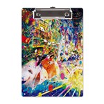 Multicolor Anime Colors Colorful A5 Acrylic Clipboard Front