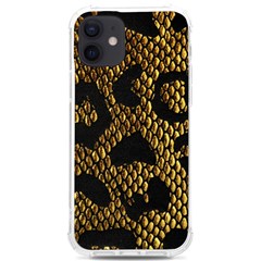 Metallic Snake Skin Pattern Iphone 12/12 Pro Tpu Uv Print Case by Ket1n9