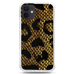 Metallic Snake Skin Pattern Iphone 12 Mini Tpu Uv Print Case	 by Ket1n9