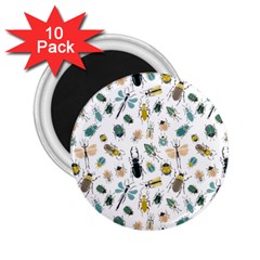 Insect Animal Pattern 2 25  Magnets (10 Pack)  by Ket1n9