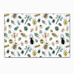 Insect Animal Pattern Postcard 4 x 6  (pkg Of 10) by Ket1n9