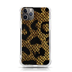 Metallic Snake Skin Pattern Iphone 11 Pro 5 8 Inch Tpu Uv Print Case by Ket1n9