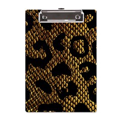 Metallic Snake Skin Pattern A5 Acrylic Clipboard by Ket1n9