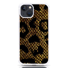 Metallic Snake Skin Pattern Iphone 13 Tpu Uv Print Case by Ket1n9