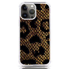 Metallic Snake Skin Pattern Iphone 13 Pro Max Tpu Uv Print Case by Ket1n9