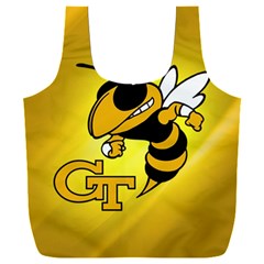 Georgia Institute Of Technology Ga Tech Full Print Recycle Bag (xxl) by Ket1n9