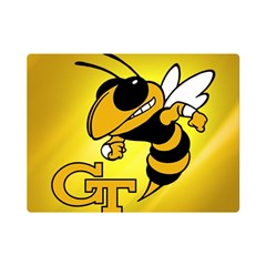 Georgia Institute Of Technology Ga Tech Premium Plush Fleece Blanket (mini) by Ket1n9