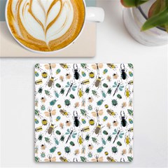 Insect Animal Pattern Uv Print Square Tile Coaster  by Ket1n9