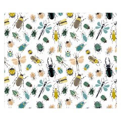 Insect Animal Pattern Premium Plush Fleece Blanket (small) by Ket1n9