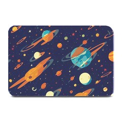 Space Galaxy Planet Universe Stars Night Fantasy Plate Mats by Ket1n9