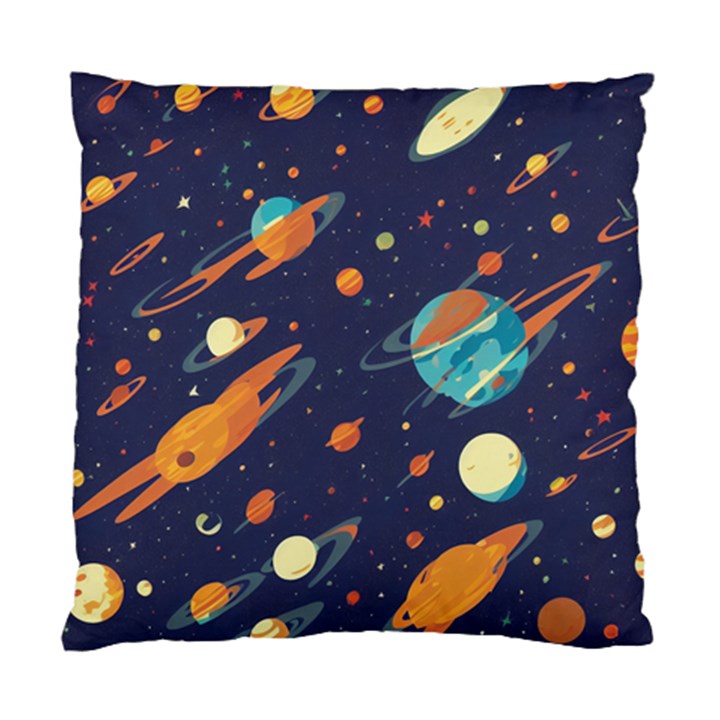 Space Galaxy Planet Universe Stars Night Fantasy Standard Cushion Case (Two Sides)