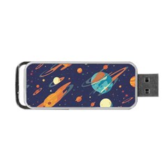 Space Galaxy Planet Universe Stars Night Fantasy Portable Usb Flash (one Side) by Ket1n9