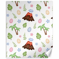 Cute-palm-volcano-seamless-pattern Canvas 16  X 20  by Ket1n9