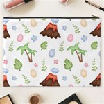 Cute-palm-volcano-seamless-pattern Cosmetic Bag (XXXL) Back