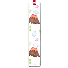 Cute-palm-volcano-seamless-pattern Large Book Marks by Ket1n9