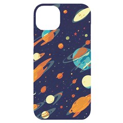 Space Galaxy Planet Universe Stars Night Fantasy Iphone 14 Plus Black Uv Print Case by Ket1n9