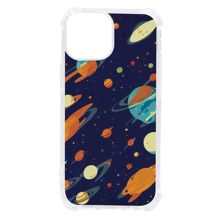 Space Galaxy Planet Universe Stars Night Fantasy iPhone 13 mini TPU UV Print Case