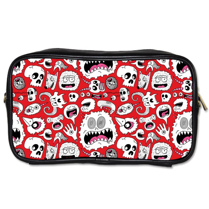 Another Monster Pattern Toiletries Bag (Two Sides)