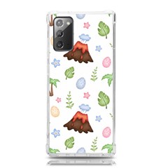 Cute-palm-volcano-seamless-pattern Samsung Galaxy Note 20 Tpu Uv Case by Ket1n9