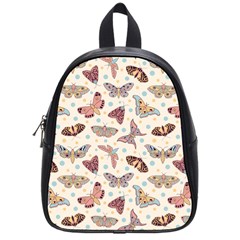 Pattern-with-butterflies-moths School Bag (small) by Ket1n9