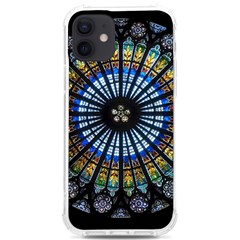 Stained Glass Rose Window In France s Strasbourg Cathedral Iphone 12/12 Pro Tpu Uv Print Case by Ket1n9